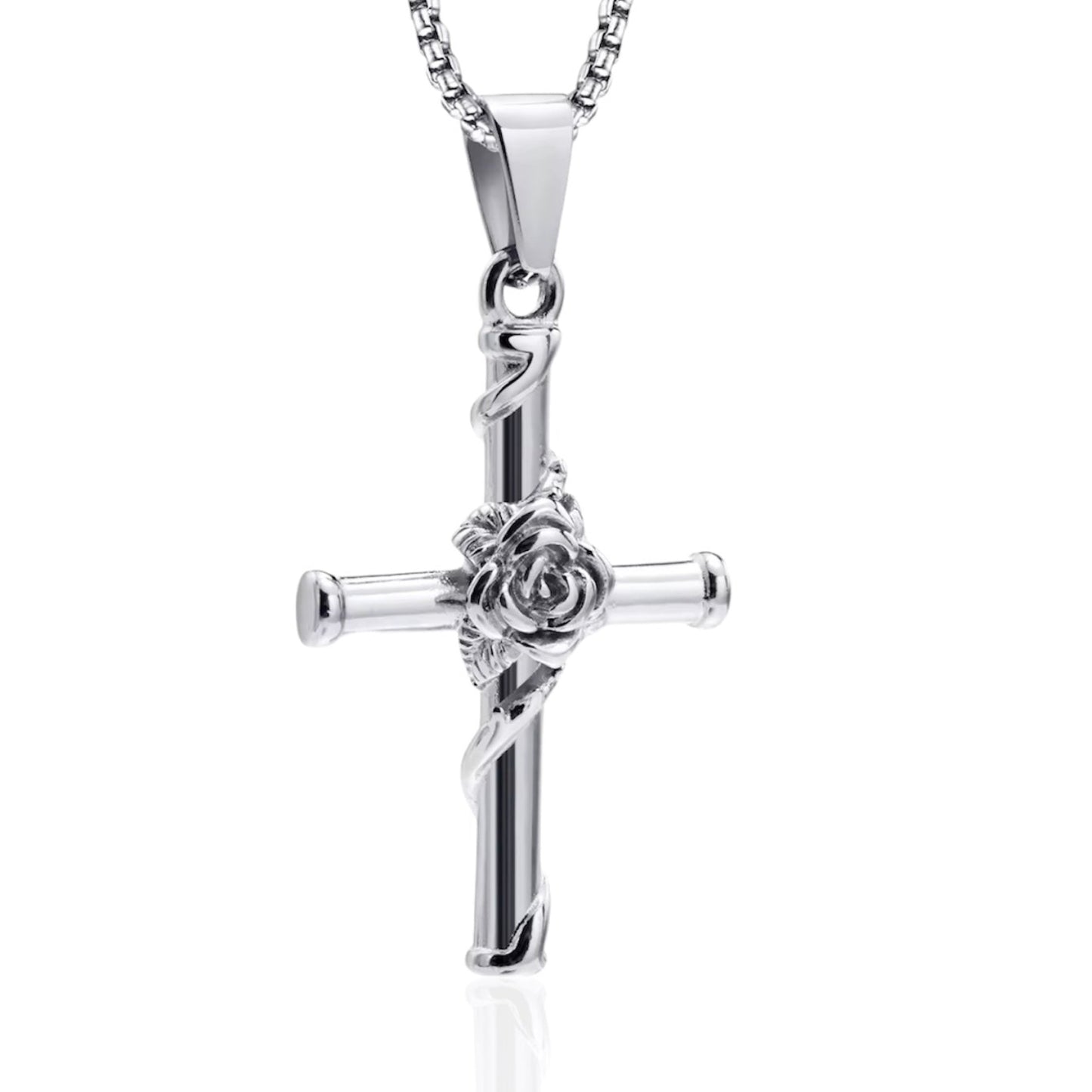 Rose Cross Chain