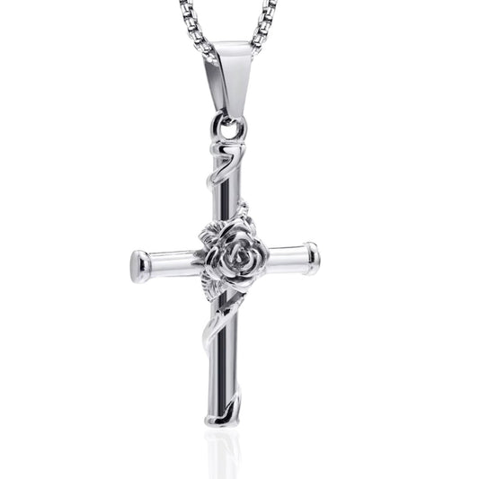 Rose Cross Chain